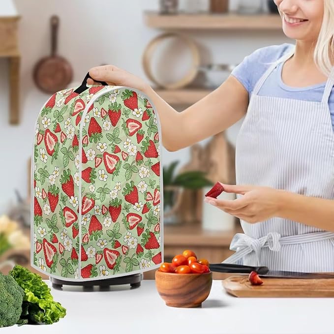 Daisy Strawberry Blender Dust Cover, Anti Fingerprint Polyester Stand Mixer or - Image 2