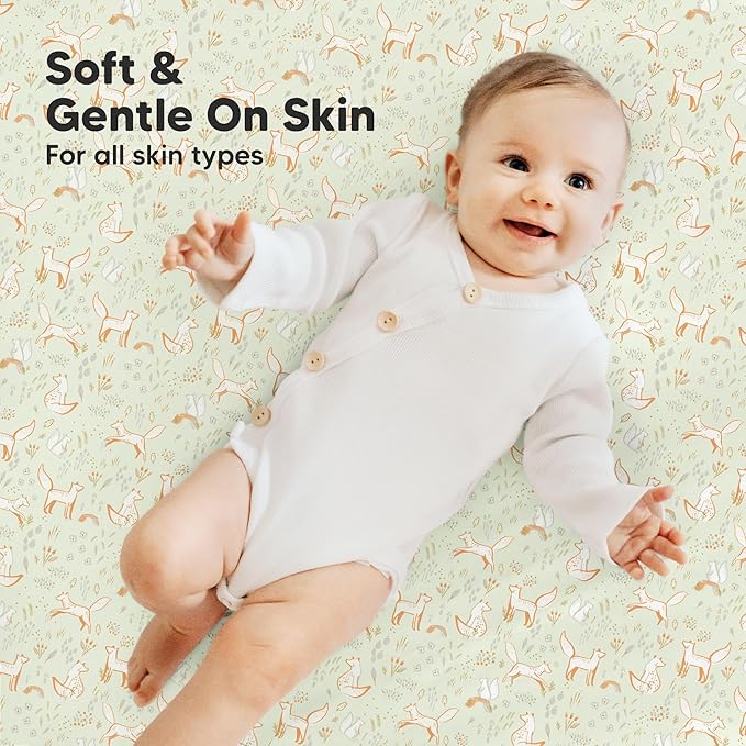 2-Pack Mini Crib Sheets Fitted - Image 4