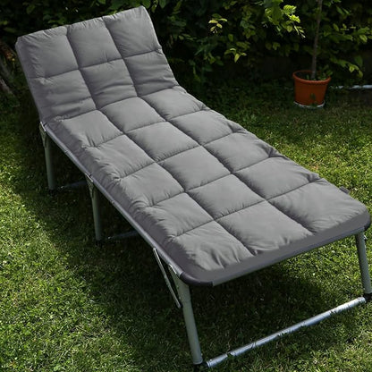 Cot Mattress Topper, Foam Quilted Pads - Image 3