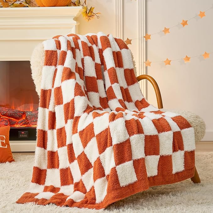 Snuggle Sac Orange Throw Blanket - Image 3