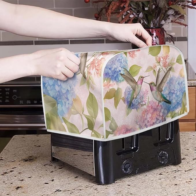 Hummingbird Kitchen Blender Cover Toaster Cover 2 Slice Washable Kitchen - Image 5