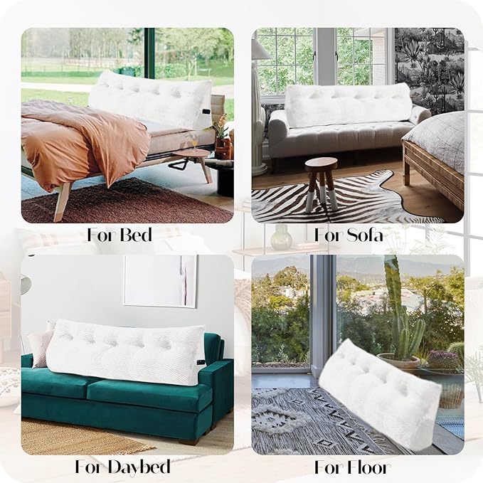 Large Bolster Triangular Headboard Wedge Backrest Positioning Support Bed Rest - Image 5