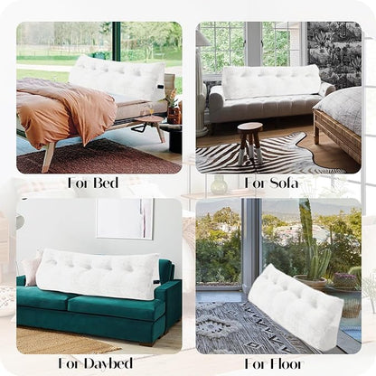 Large Bolster Triangular Headboard Wedge Backrest Positioning Support Bed Rest - Image 5