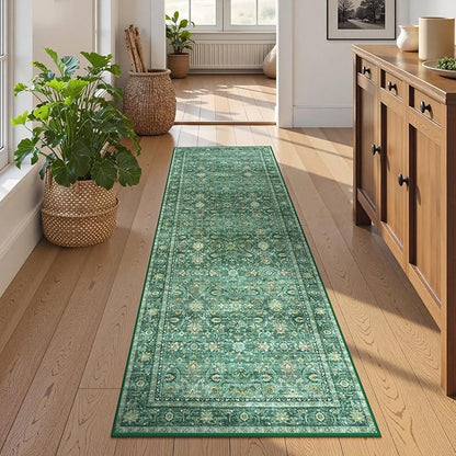 Collive Washable Runners Rug for Hallway, 2x6 Boho Kitchen Runner Rugs Non Slip by Collive