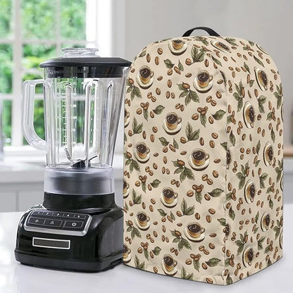 Coffee Beans Leaves Blender Dust Cover by Unknown