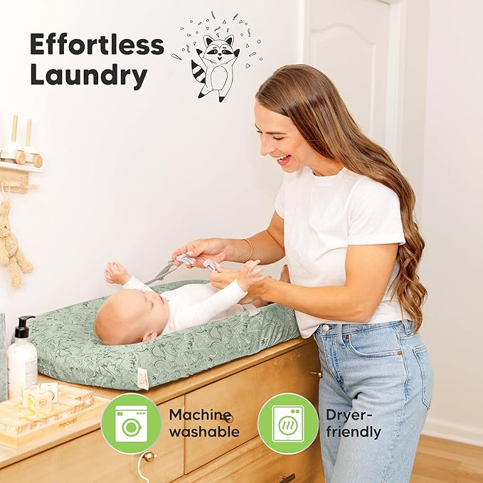 2-Pack Organic Changing Pad Covers - Image 6