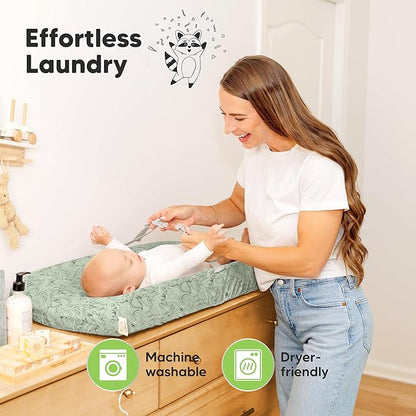 2-Pack Organic Changing Pad Covers - Image 6