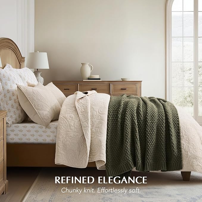 EVERGRACEHOME Chunky Chenille Knit Throw Blanket - Image 5