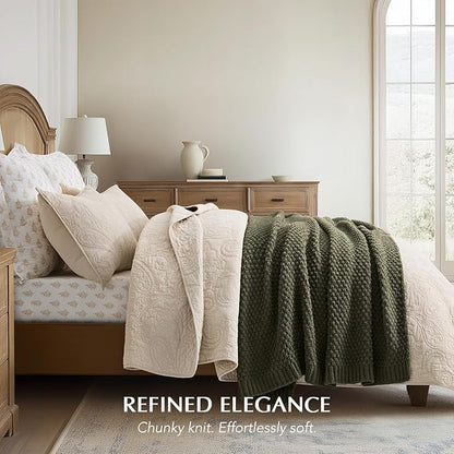 EVERGRACEHOME Chunky Chenille Knit Throw Blanket - Image 5