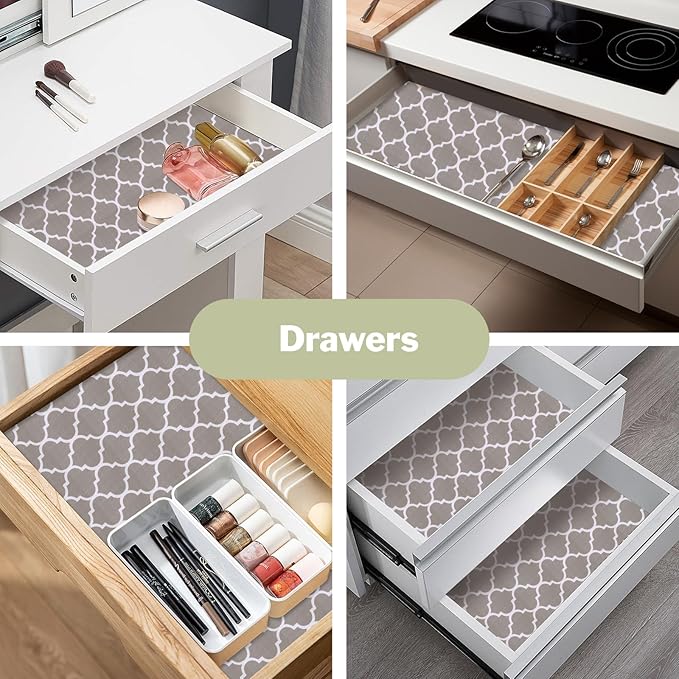 Drawer and Shelf Liner for Kitchen Cabinet: 12 in X 30 Ft Non Slip Waterproof - Image 5