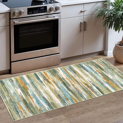 Modern Abstract Runner Rug 2x5 by lansny
