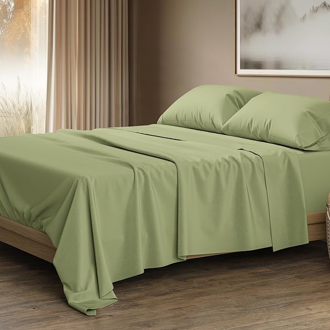 THREAD SPREAD 100% Egyptian Cotton King Size Sheets Set by THREADSPREAD