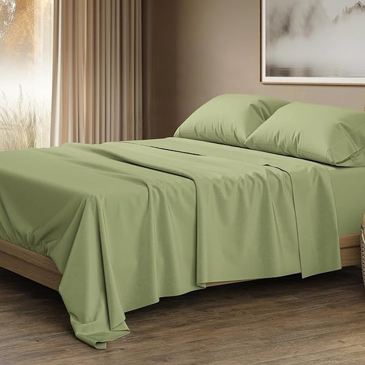 THREAD SPREAD 100% Egyptian Cotton King Size Sheets Set by THREADSPREAD