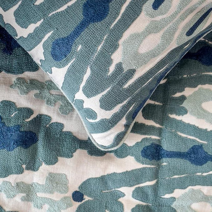 The HomeCentric Blue Bed Runner - Image 3