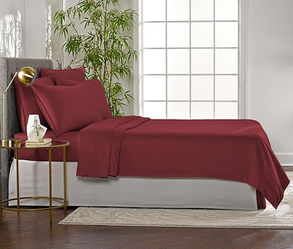 Pure Bamboo King Sheets, Genuine 100% Organic Viscose Derived from Bamboo Bed - Image 4