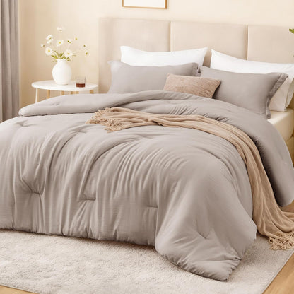 love's cabin burlwood king size comforter set, 3-piece, main product view