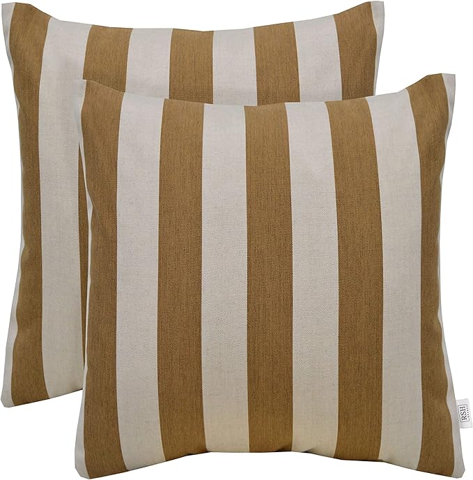 RSH DECOR: Sunbrella Square Throw Pillows Set of 2 | 20" x 20" | Water and by RSHDECOR