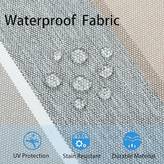 Outdoor Lumbar Pillows Water Resistant 12x20 inch, Decorative Throw Pillow Set - Image 7