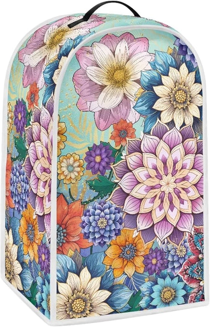 Boho Mandala Blender Cover for Kitchen Small Appliance Dust Cover Floral Food by HUISEFOR