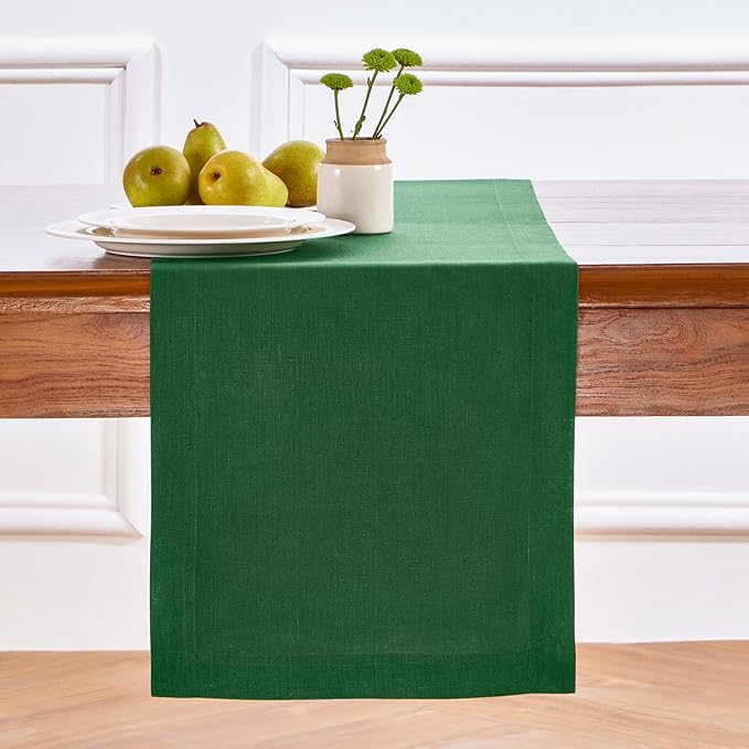 Solino Home Linen Table Runner 48 Inches by SolinoHome