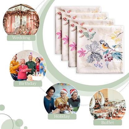 Maison d' Hermine Cloth Napkins Set of 4 100% Cotton - Image 6