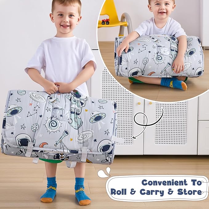 DJY Toddler Nap Mat, Kid Slumber Bag - Image 3