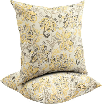 Outdoor Throw Pillows Water Resistant 18x18 inch, Decorative Throw Pillow by FUNHOME