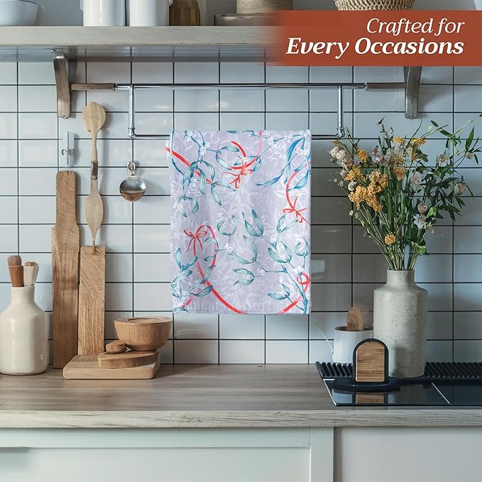 Maison d' Hermine Kitchen Towels Set of 3 100% Cotton 20" x 27.5" Reusable - Image 5