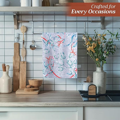 Maison d' Hermine Kitchen Towels Set of 3 100% Cotton 20" x 27.5" Reusable - Image 5