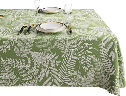 Square Table Cloth, 100% Waterproof Tablecloth Oil Proof Spill Proof Vinyl by Unknown