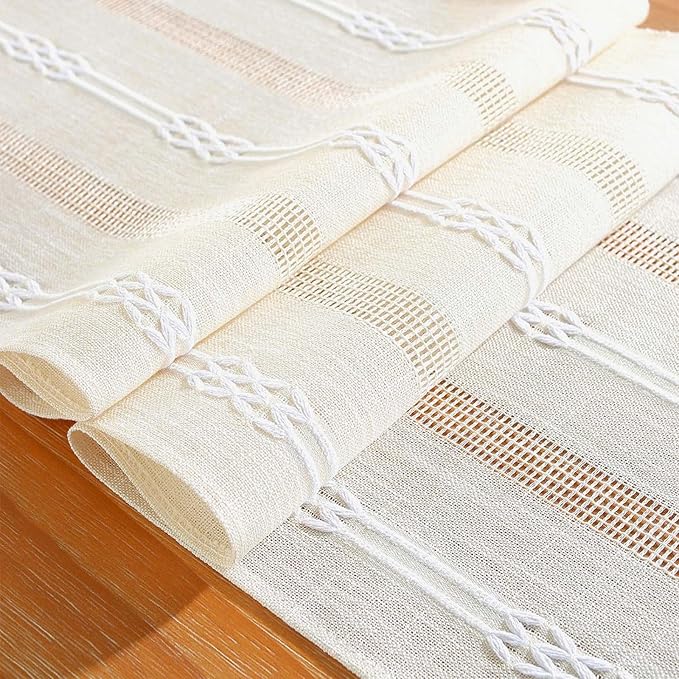 Farmhouse Table Runner, Rustic Cutout Table Runners - Image 7