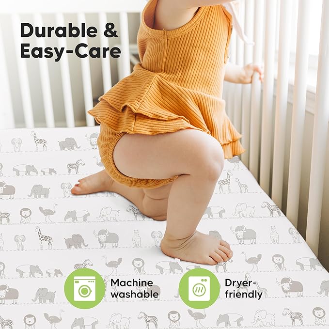 KeaBabies 2-Pack Baby Crib Sheets - Image 7