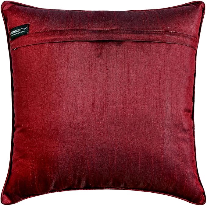 The HomeCentric Red Bed Runner for King/Queen/Twin Jacquard Decorative Bed - Image 8