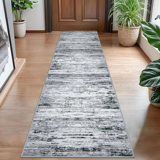 Modern Abstract Hallway Runner Rug by lansny