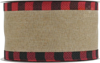 MEEDEE Burlap Ribbon 2.5 Inch x 10 Yards - Image 8