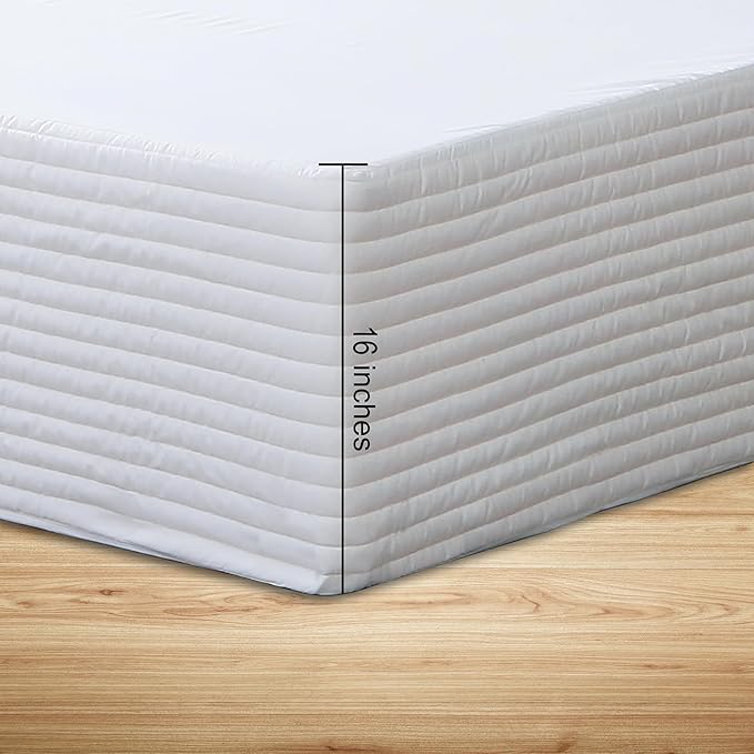 Queen Bed Skirt-Box Spring Cover - Image 3
