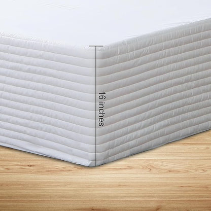 Queen Bed Skirt-Box Spring Cover - Image 3