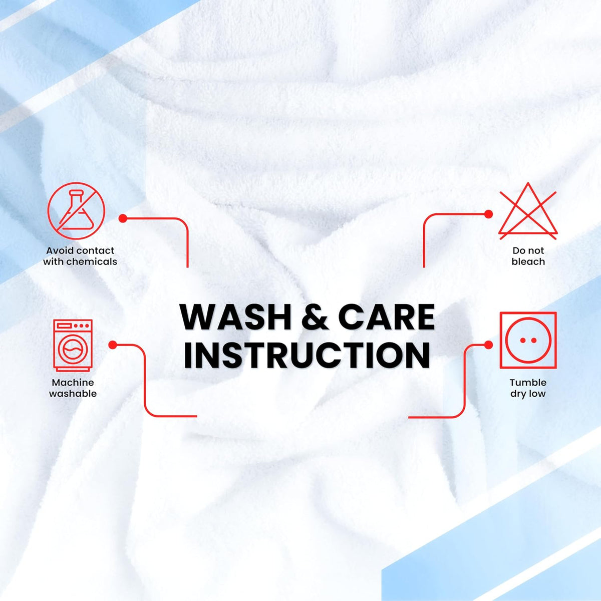 infinitee xclusives 100% cotton bath towel set – on a desk or shelf