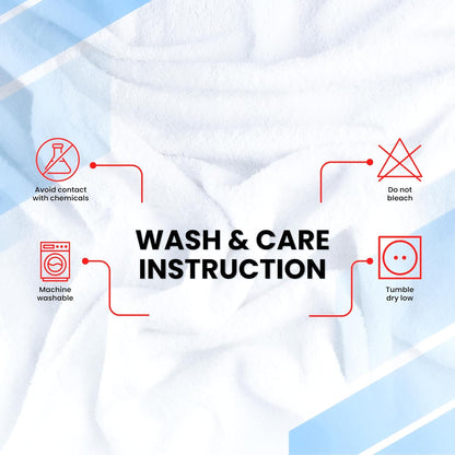 infinitee xclusives 100% cotton bath towel set – on a desk or shelf