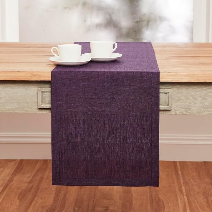 Solino Home Linen Table Runner 156 Inches Long - Image 2
