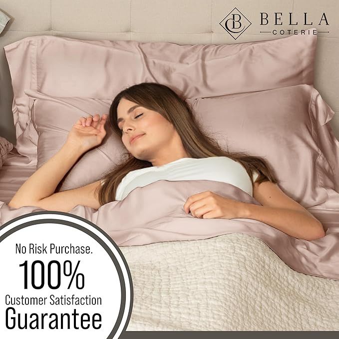 Bella Coterie Luxury Bamboo Viscose Full Size Sheet Set | 100% Organically - Image 5