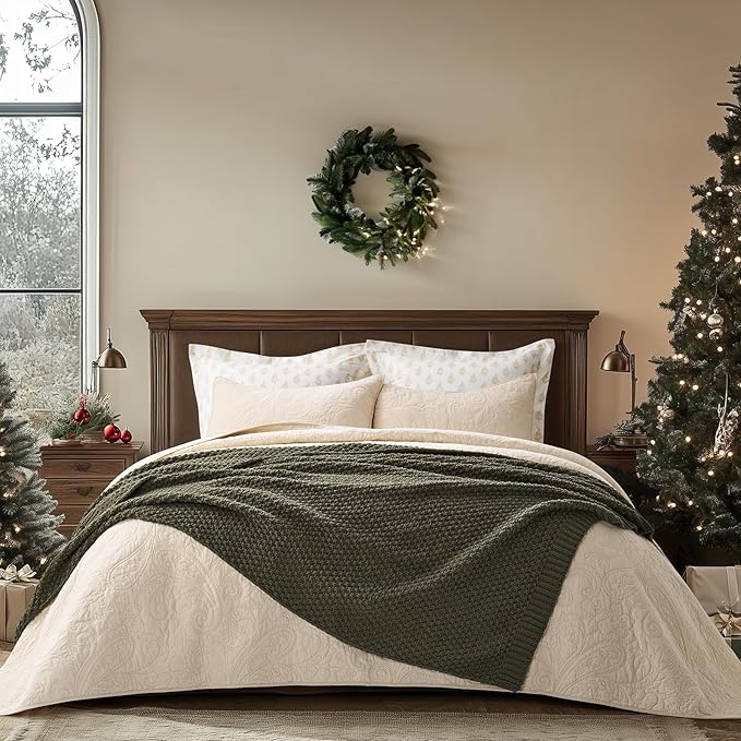 EVERGRACEHOME Chunky Chenille Knit Throw Blanket - Image 2