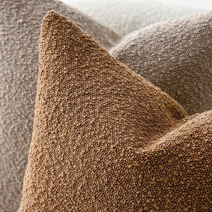 Foindtower Pack of 2, Decorative Textured Boucle Throw Pillow Covers Accent - Image 4