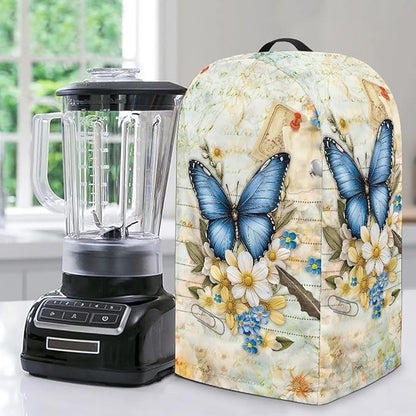 Blender Cover Stand Mixer Covers Boho Floral Butterfly Anti Fingerprint Dust by Unknown