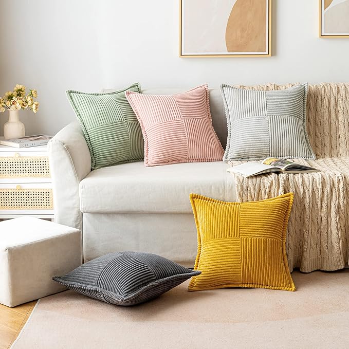 MIULEE Decorative Lumbar Throw Pillow Covers - Image 5