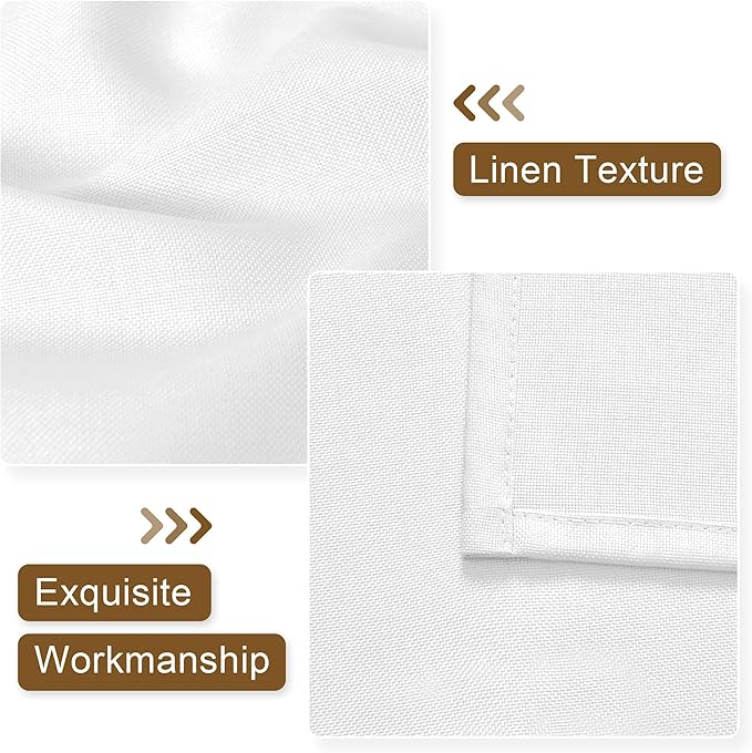 Hiasan White Light Filtering Curtain Valances - Image 2