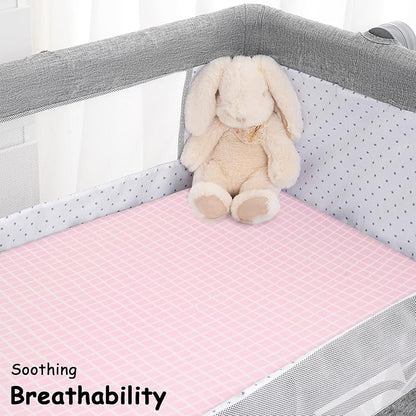 Yoofoss Bassinet Sheets for Baby, Baby Delight, Angelbliss, Soft Breathable - Image 6