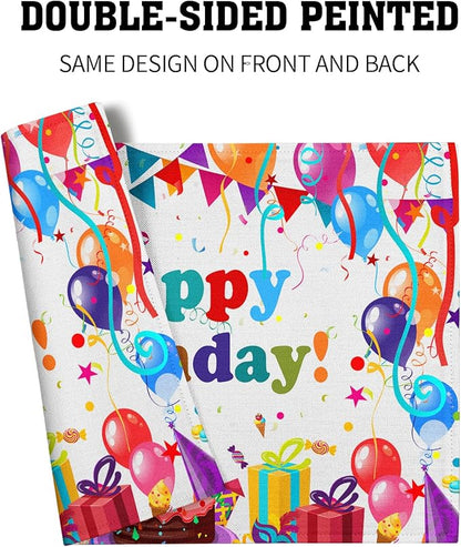Giwawa Happy Birthday Placemats, Bithday Cake Gifts Decorative Table Mat Set of - Image 5