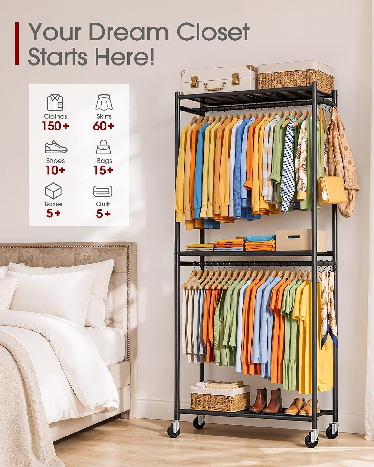 sakugi clothes rack - 33.0" x 12.2" x, close-up detail