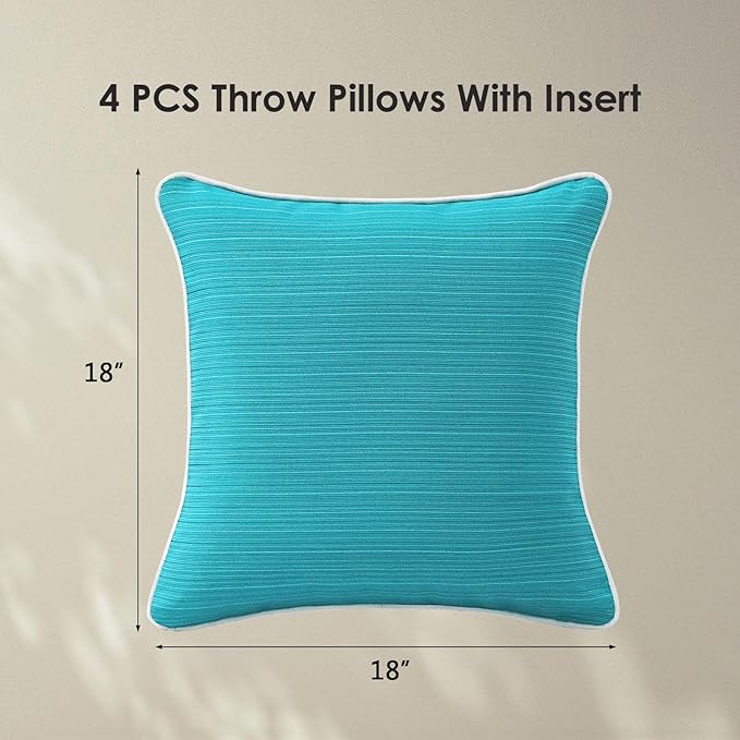 Decorative Outdoor Water Repellent Throw Pillows - Image 7